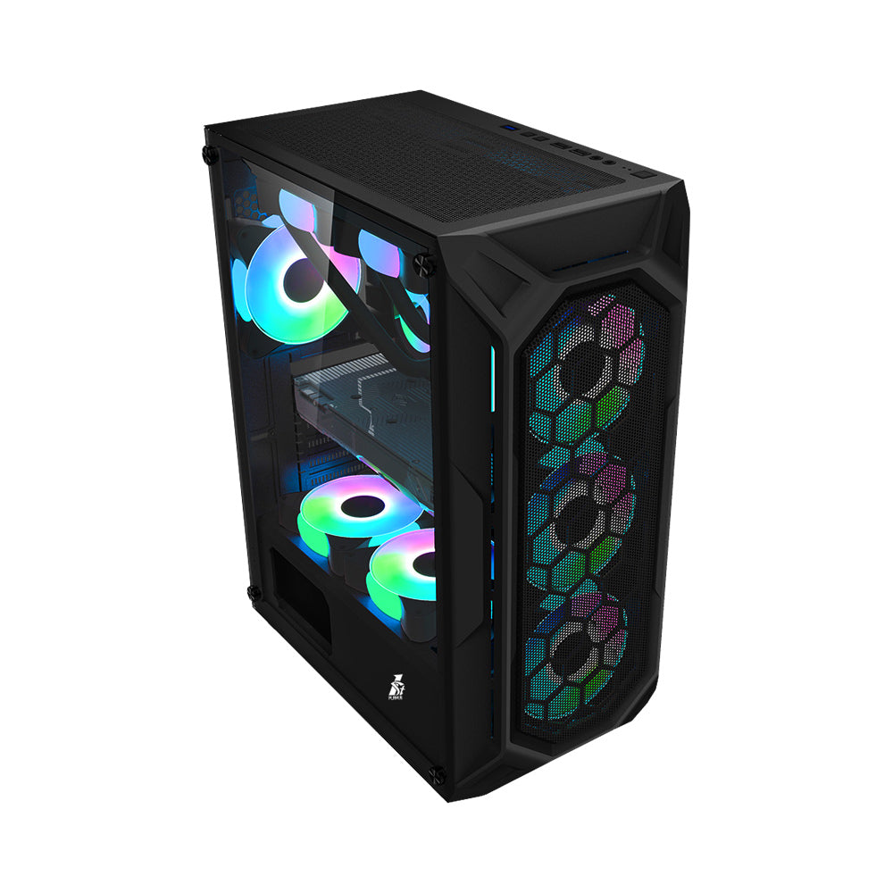 1st Player Casing X6 4 ARGB Pre Installed Fans Black 1st Player Casing X6 4 ARGB Pre Installed Fans Black